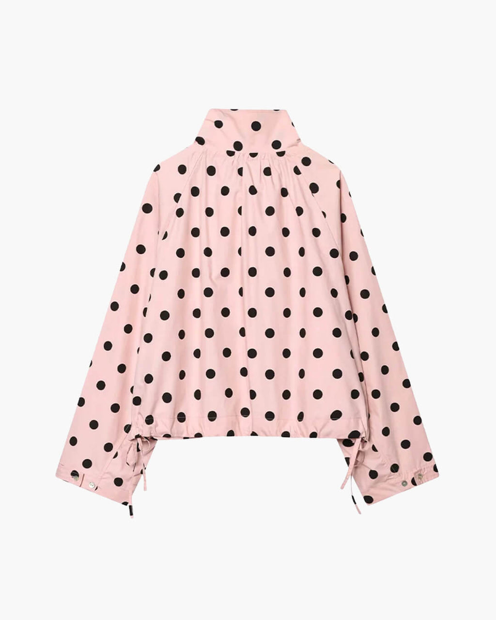 Patricia Polka Dot High Collar Jacket - Women's Fall and Winter Outerwear - Image 5