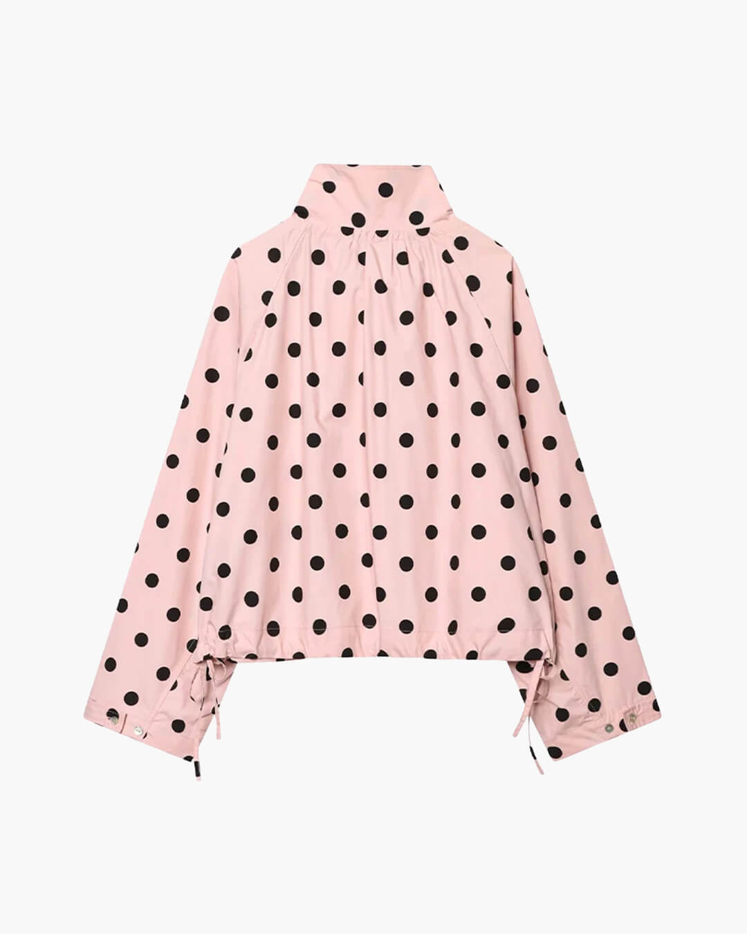Patricia Polka Dot High Collar Jacket - Women's Fall and Winter Outerwear - Image 5
