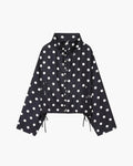 Patricia Polka Dot High Collar Jacket - Women's Fall and Winter Outerwear - Image 8