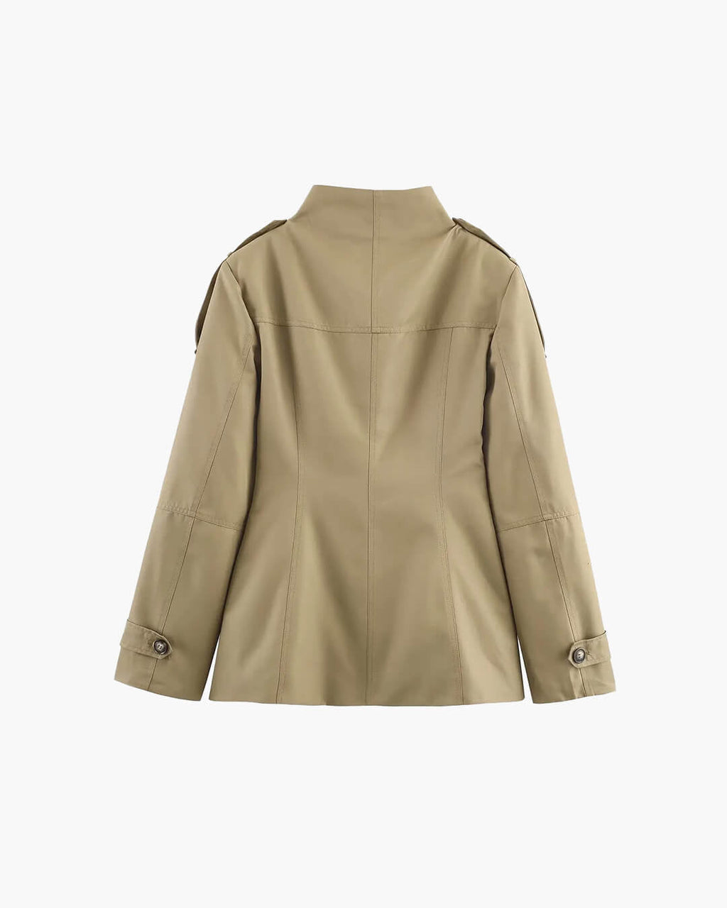 Petunia Fitted High Neck Jacket - Women's Fall and Winter Outerwear - Image 8