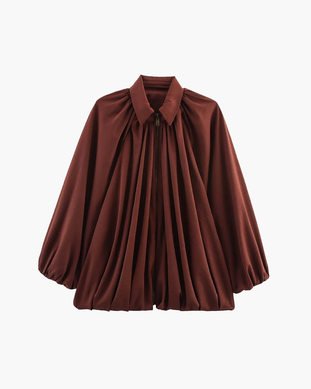Ritchel Zip Up Pleated Jacket - Women's Fall and Winter Outerwear - Image 15