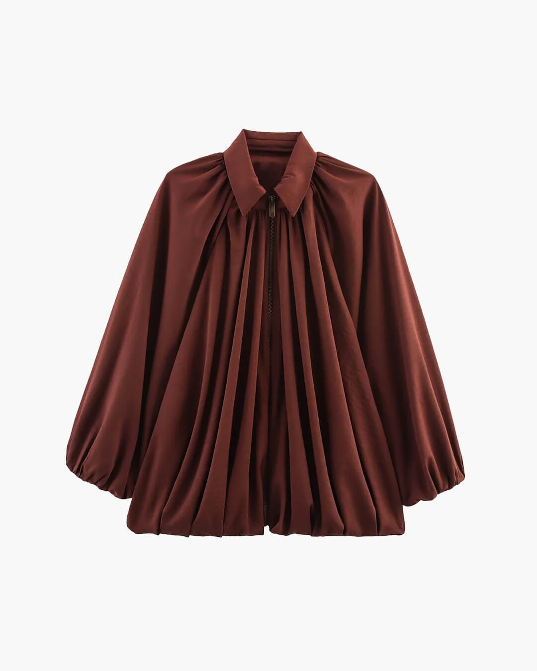 Ritchel Zip Up Pleated Jacket - Women's Fall and Winter Outerwear - Image 15