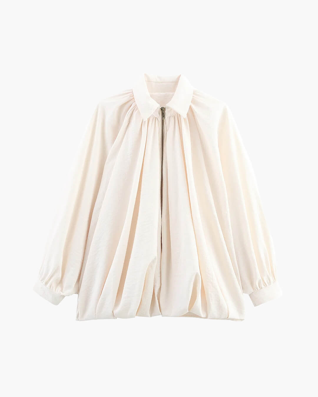 Ritchel Zip Up Pleated Jacket - Women's Fall and Winter Outerwear - Image 9