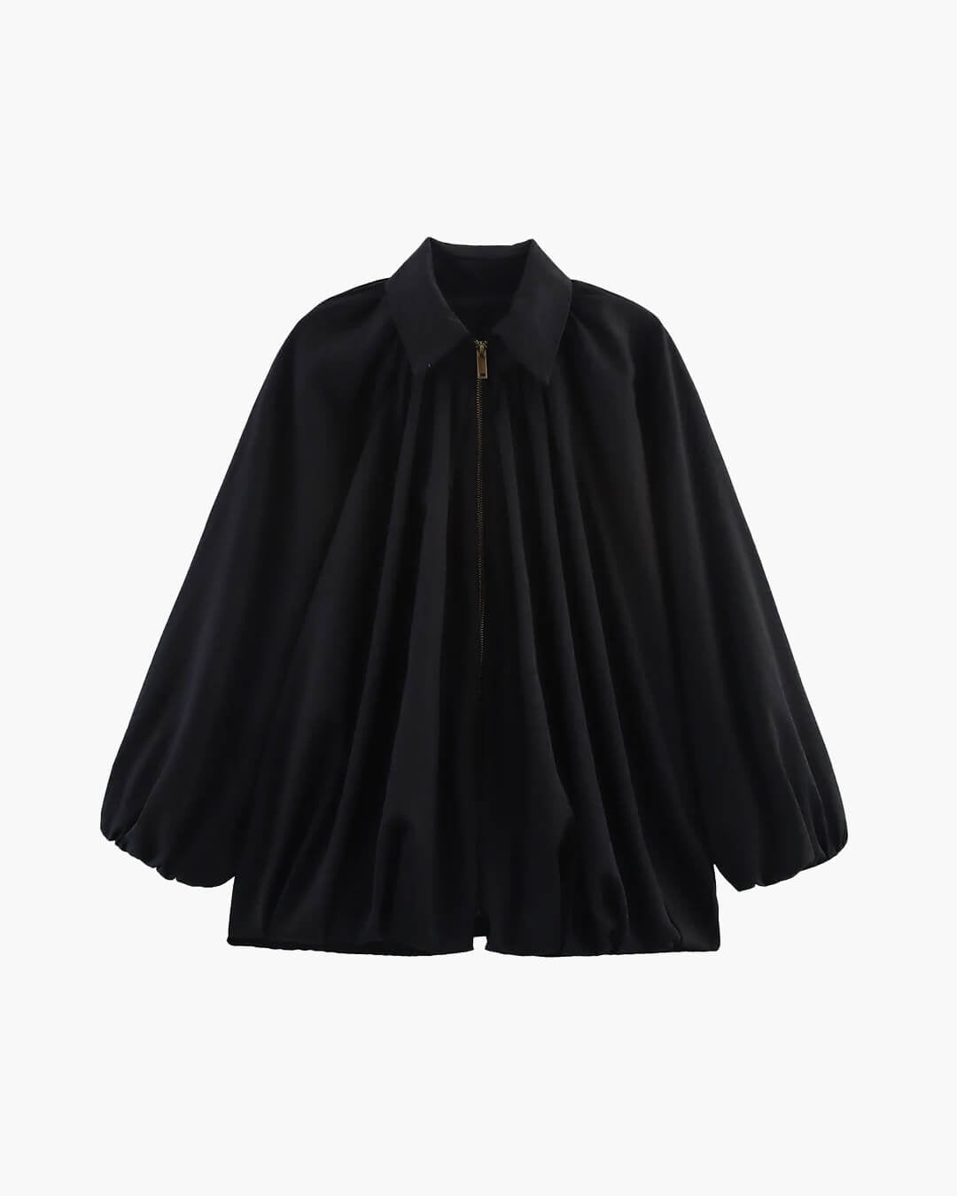 Ritchel Zip Up Pleated Jacket - Women's Fall and Winter Outerwear - Image 12