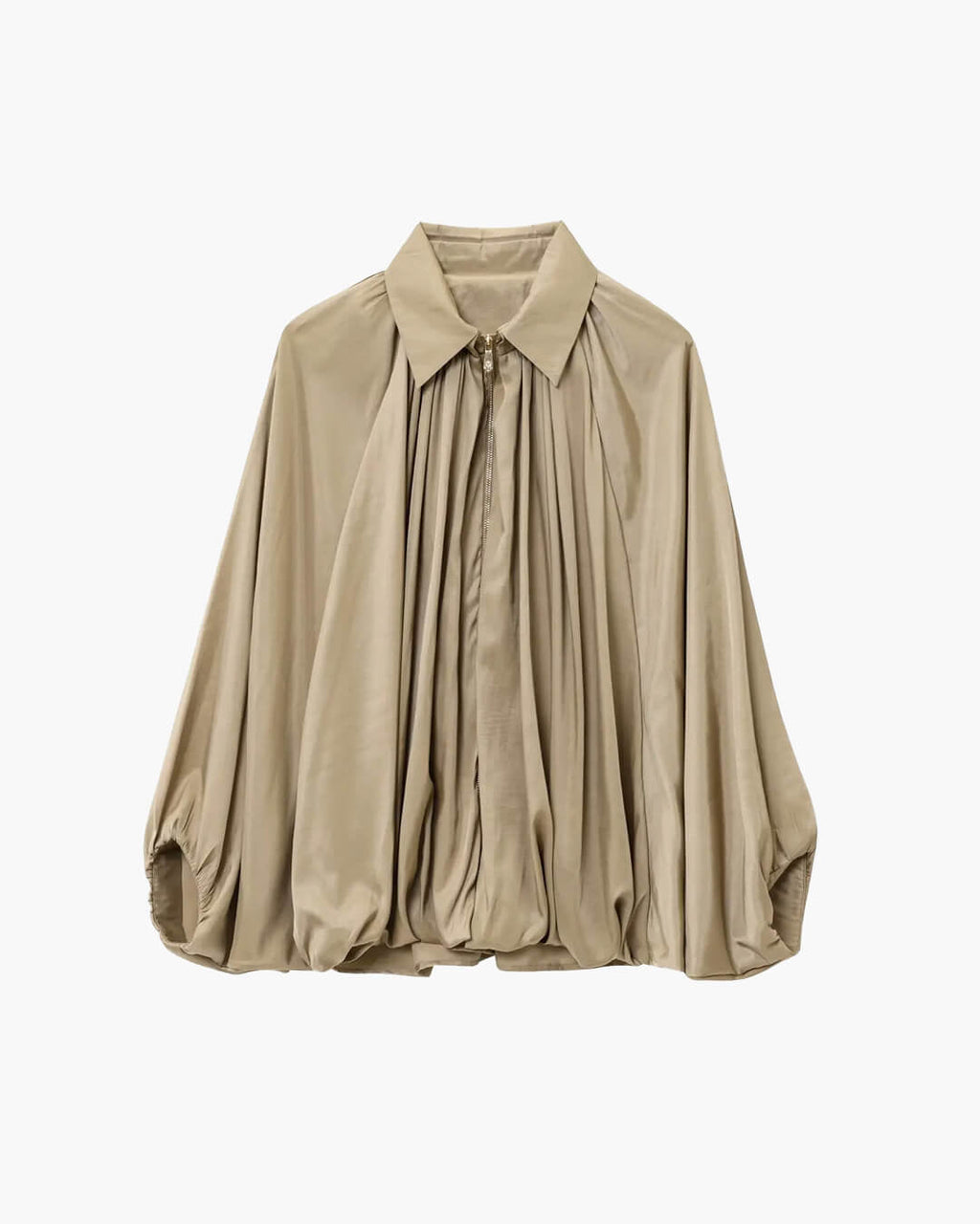 Ritchel Zip Up Pleated Jacket - Women's Fall and Winter Outerwear - Image 10