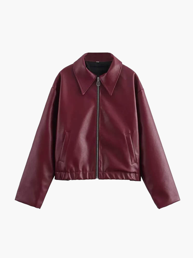 Romy leather Jacket - Women's Fall and Winter Outerwear
