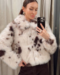 Sarah Faux Fur Coat - Women's Fall and Winter Outerwear - Image 3