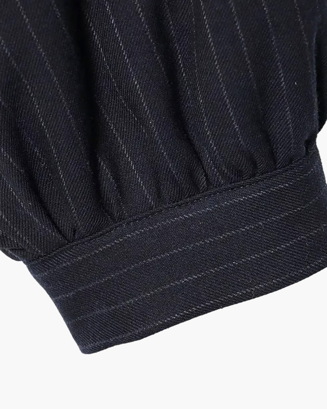 Selena Striped Stand Collar Jacket - Women's Fall and Winter Outerwear - Image 10