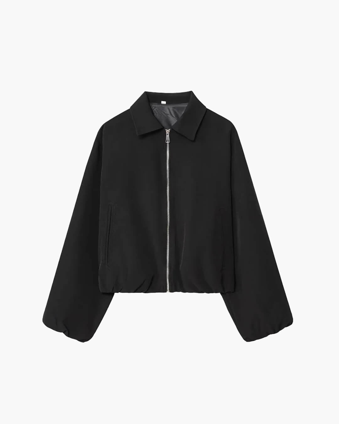 Seraphina Puffed Bomber Jacket - Women's Fall and Winter Outerwear - Image 11