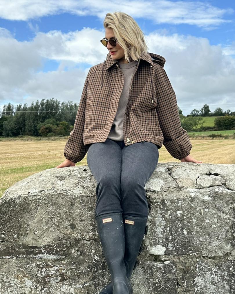 Shirley Hooded Plaid Shirt Jacket - Women's Fall and Winter Outerwear - Image 2