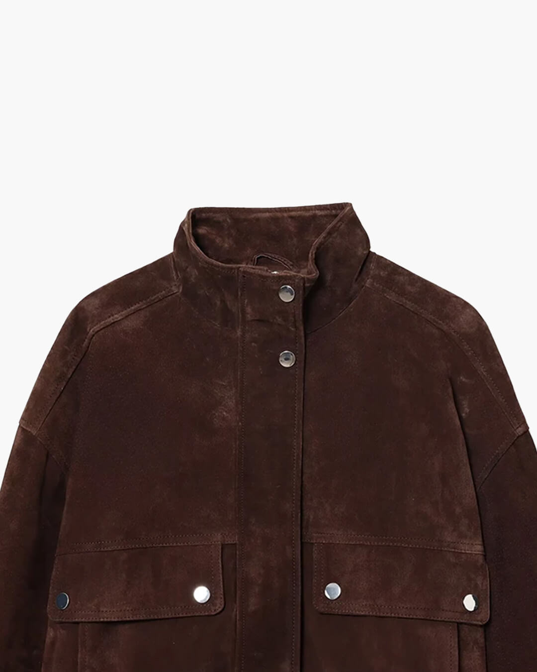 Nicole Faux Suede Jacket - Women's Fall and Winter Outerwear - Image 7