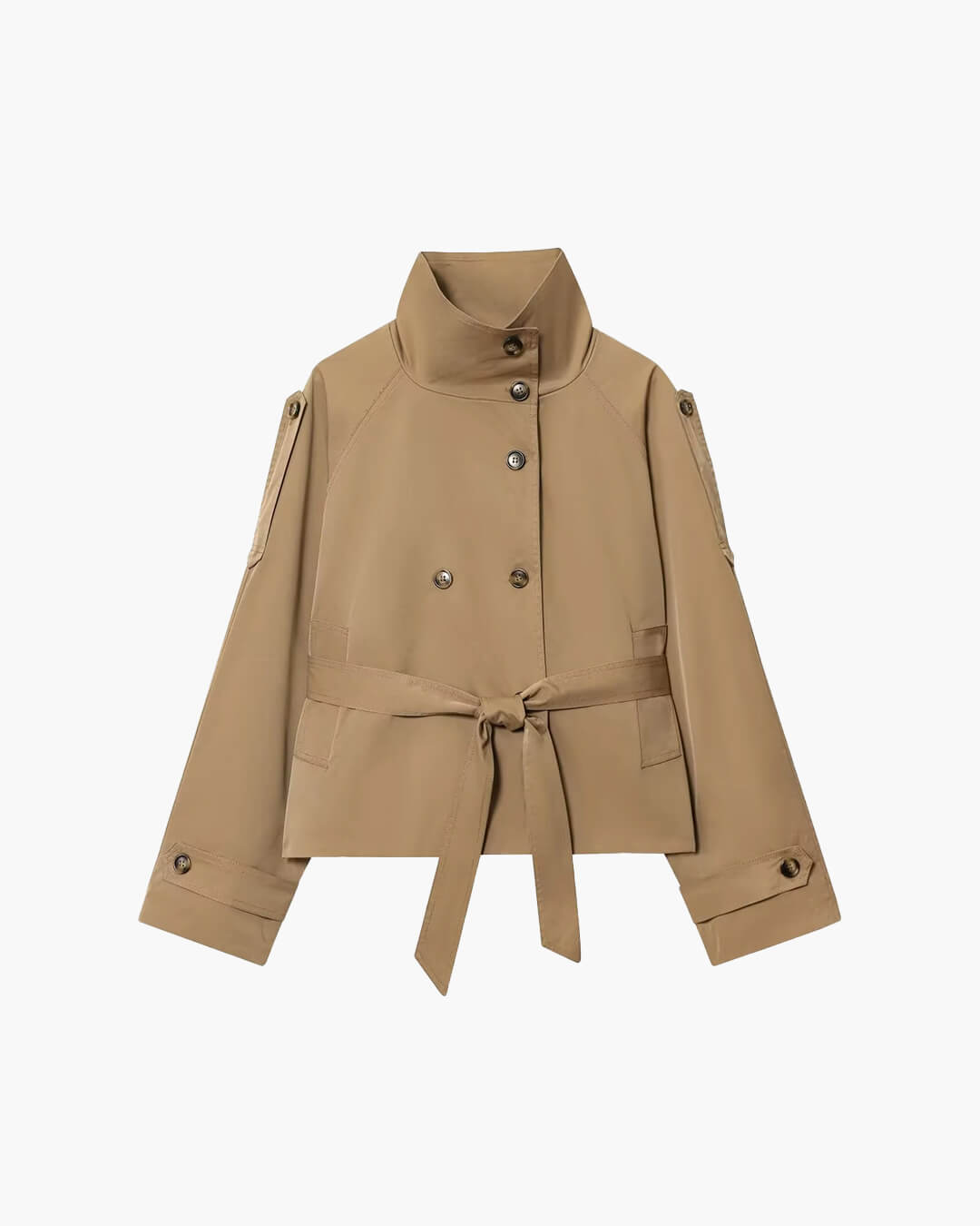 Sofie Women's Cropped Trench Coat - Short Trench Jacket - Image 5