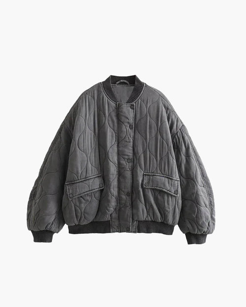 Aisima Padded Bomber Jacket - Women's Fall and Winter Outerwear
