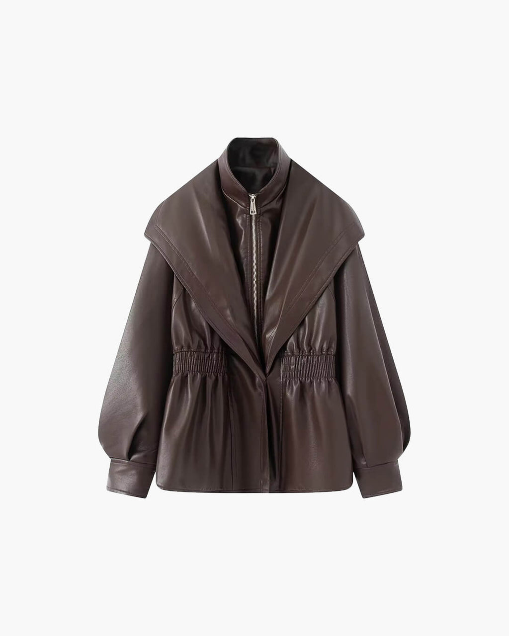 Stephanie Leather Jacket - Women's Fall and Winter Outerwear - Image 6