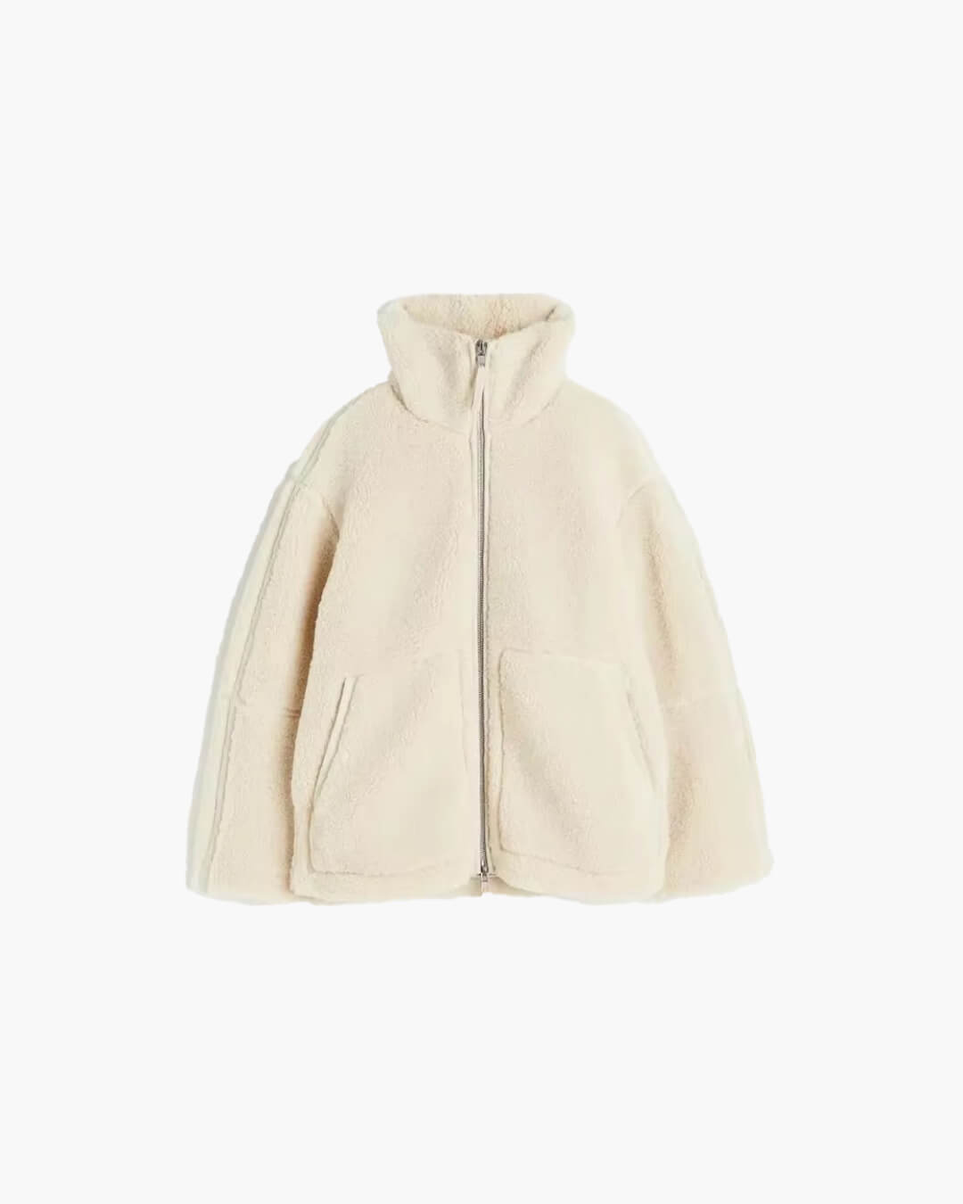 Tidy Zip Up Teddy Jacket - Women's Fall and Winter Outerwear - Image 7