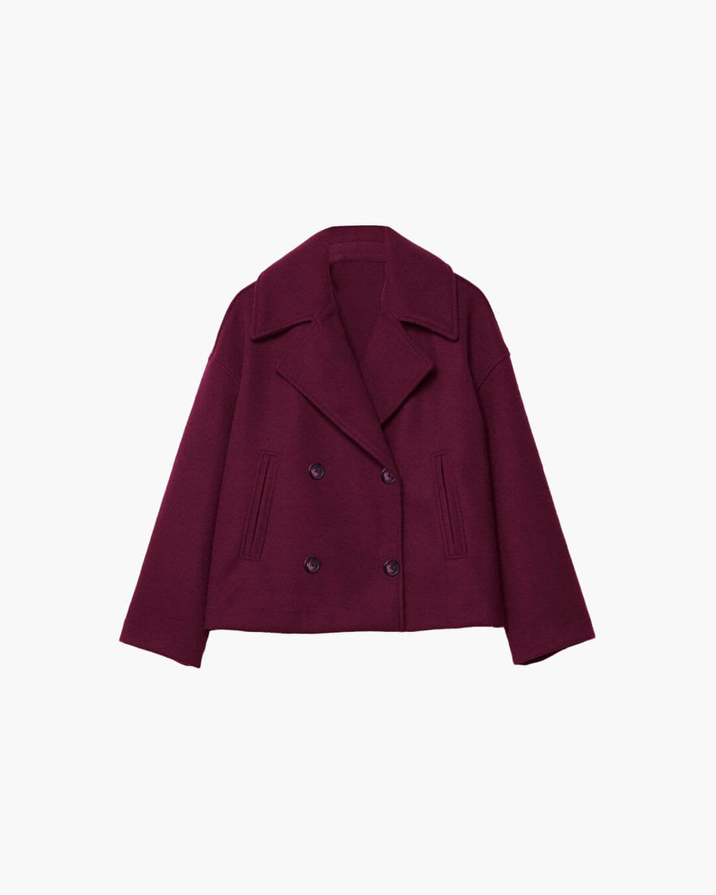 Suzane Women's Short Double-Breasted Coat - Spring Outerwear Jacket - Image 12