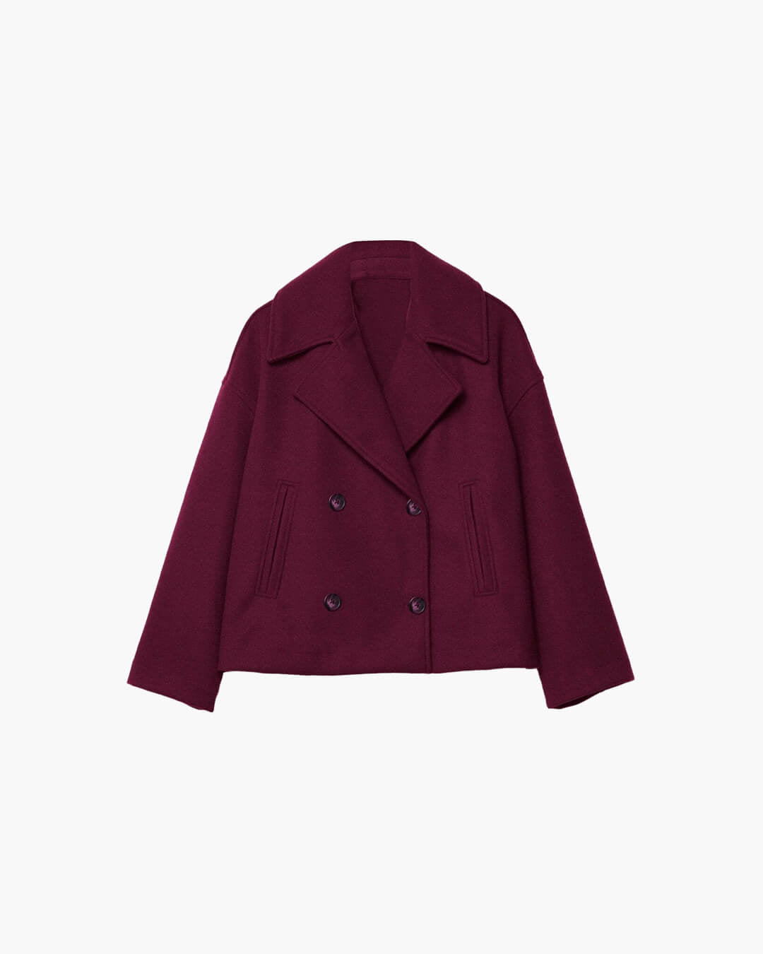 Suzane Women's Short Double-Breasted Coat - Spring Outerwear Jacket - Image 12