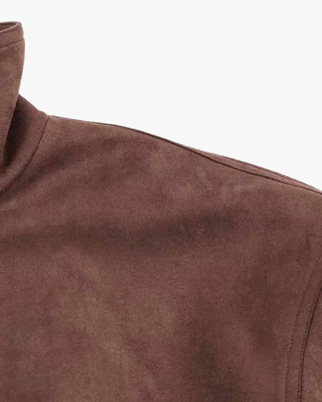 Viona Stand Collar Suede Jacket - Women's Fall and Winter Outerwear - Image 7
