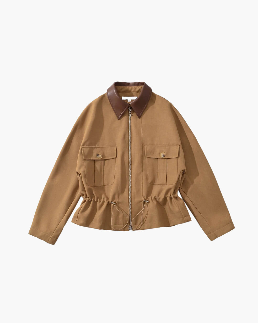 Virginia Drawstring Batwing Jacket - Women's Fall and Winter Outerwear