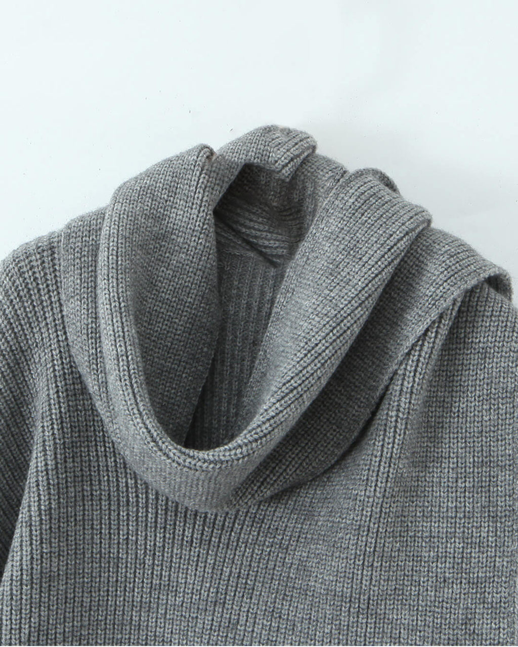 Xia Loose Knit Pullover with Scarf - Women's Fall and Winter Outerwear - Image 4