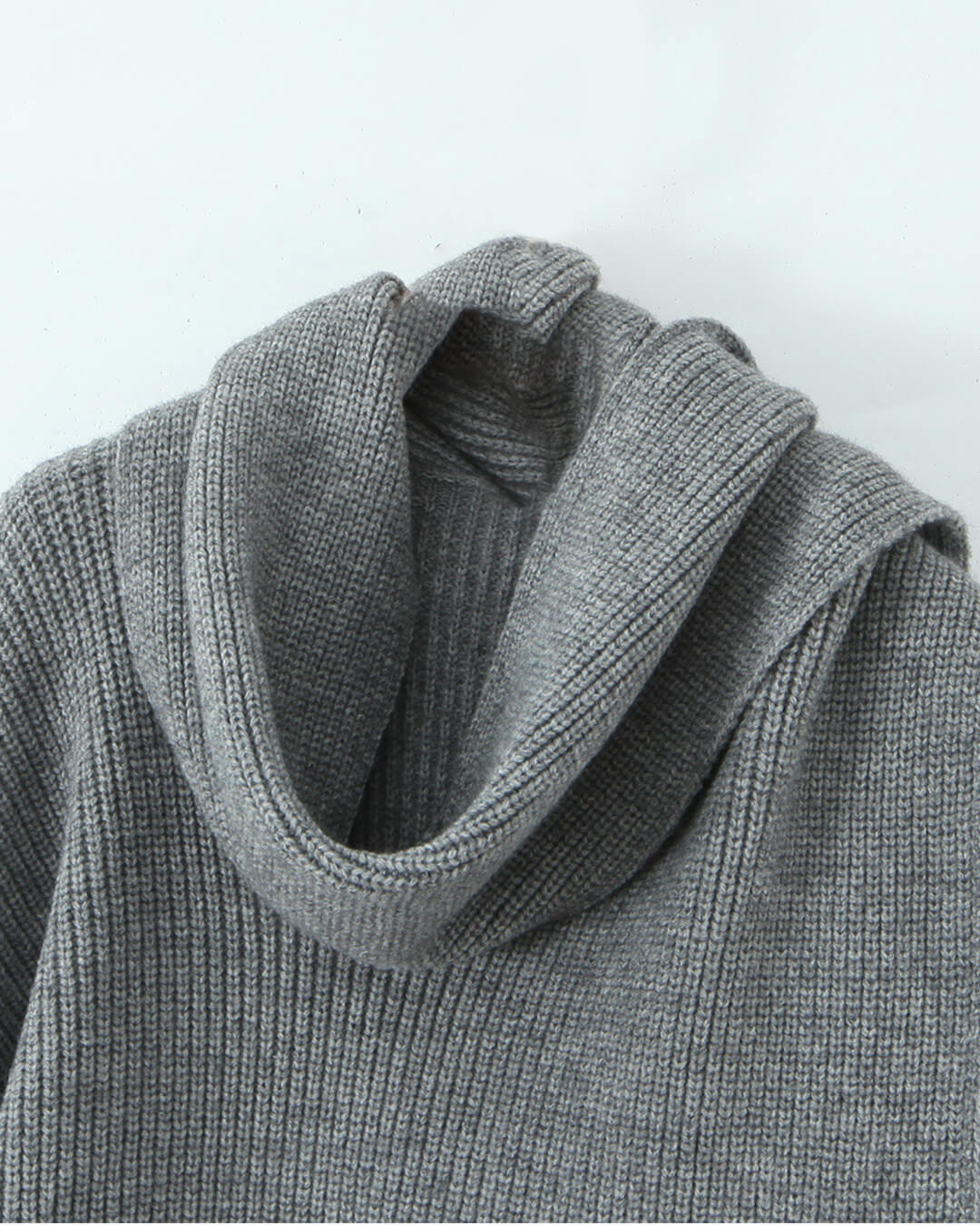 Xia Loose Knit Pullover with Scarf - Women's Fall and Winter Outerwear - Image 4