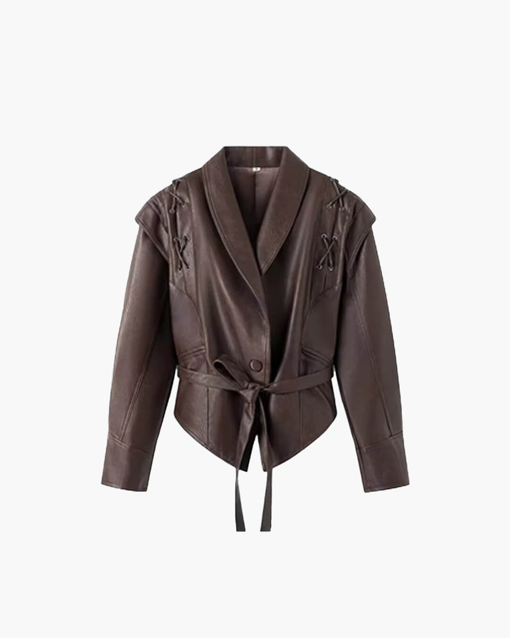 Zyra Biker Leather Jacket - Women's Fall and Winter Outerwear