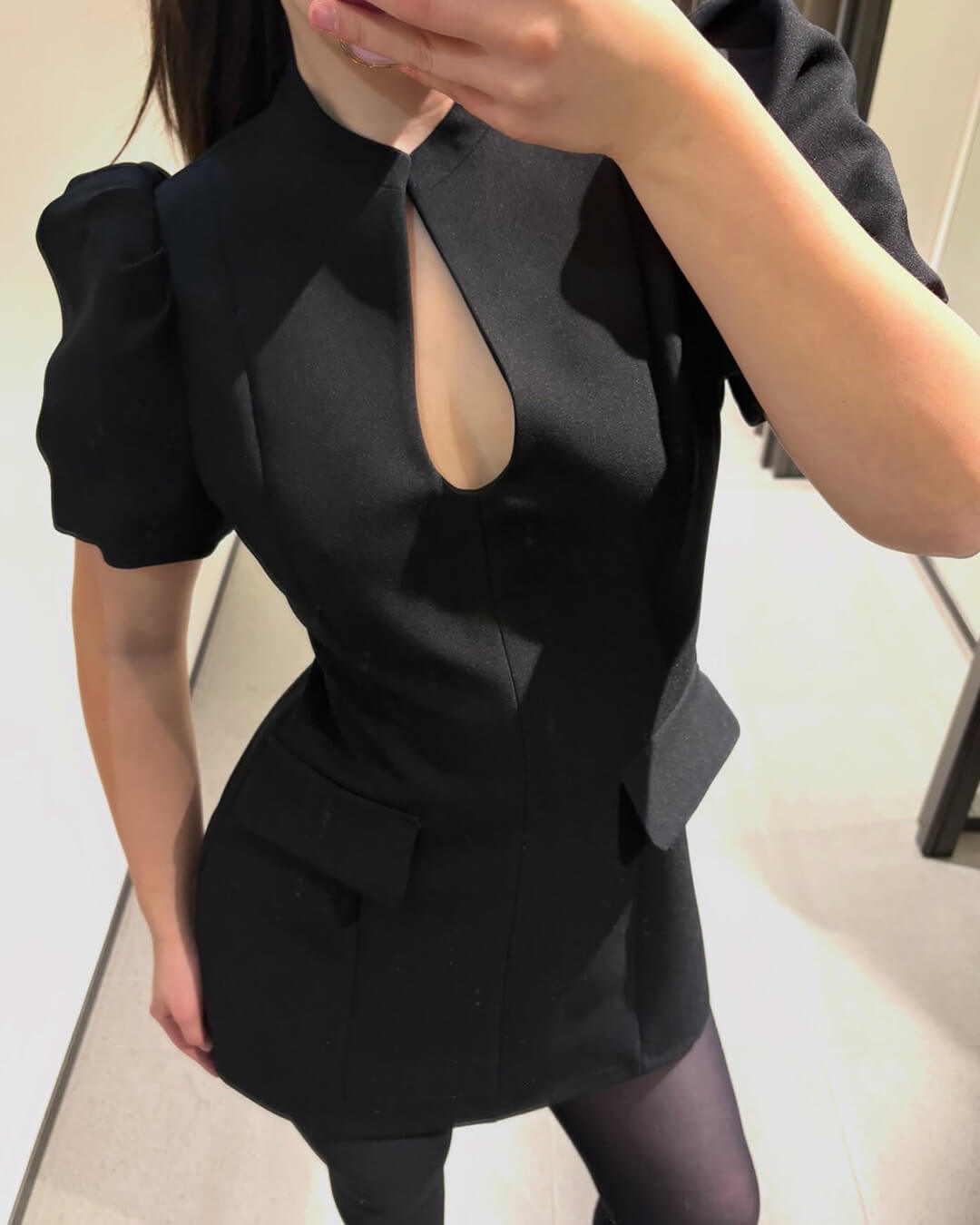 Julia Puff Sleeves Mini Dress - Elegant Occasion Dress for Women - Image 7