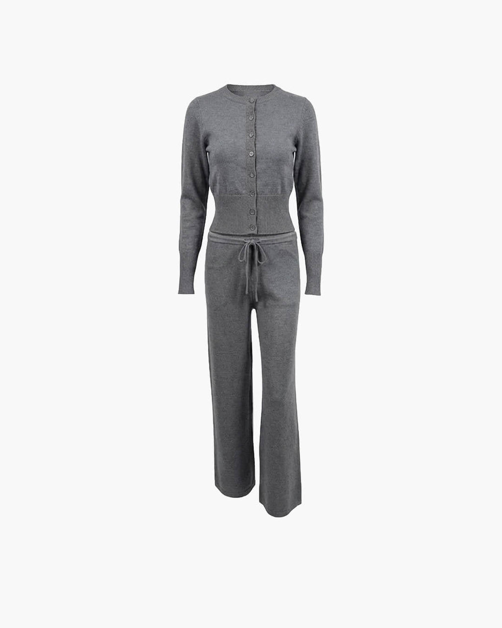 Aimee Knitted Cardigan and Trousers Set - Women's Coordinated Two-Piece Outfit - Image 9