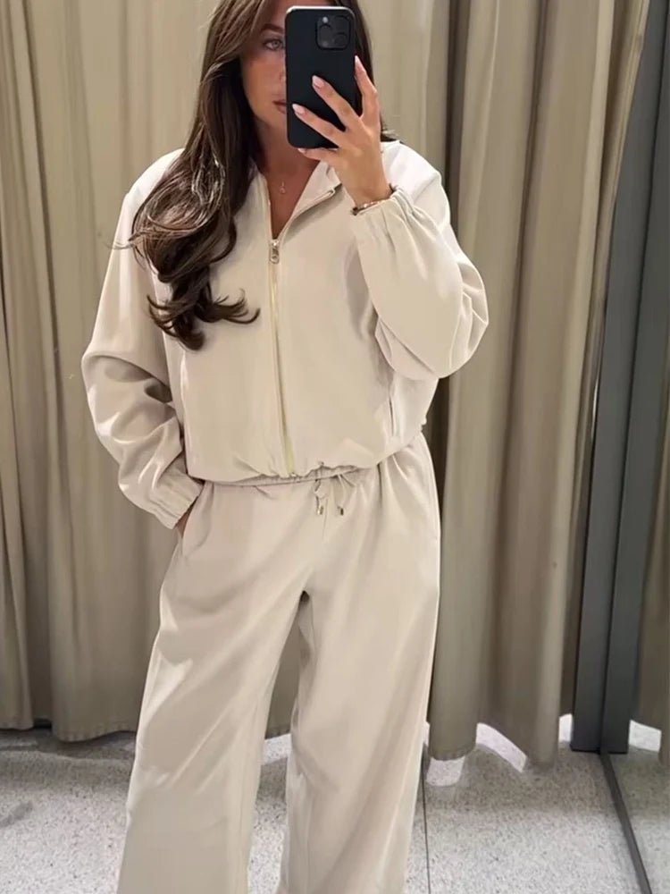 Amirah Hooded Tracksuit Set - Women's Coordinated Two-Piece Outfit - Image 17