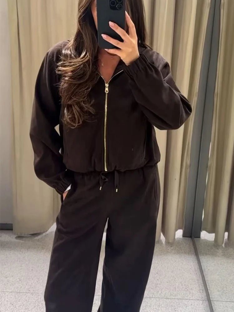 Amirah Hooded Tracksuit Set - Women's Coordinated Two-Piece Outfit - Image 18