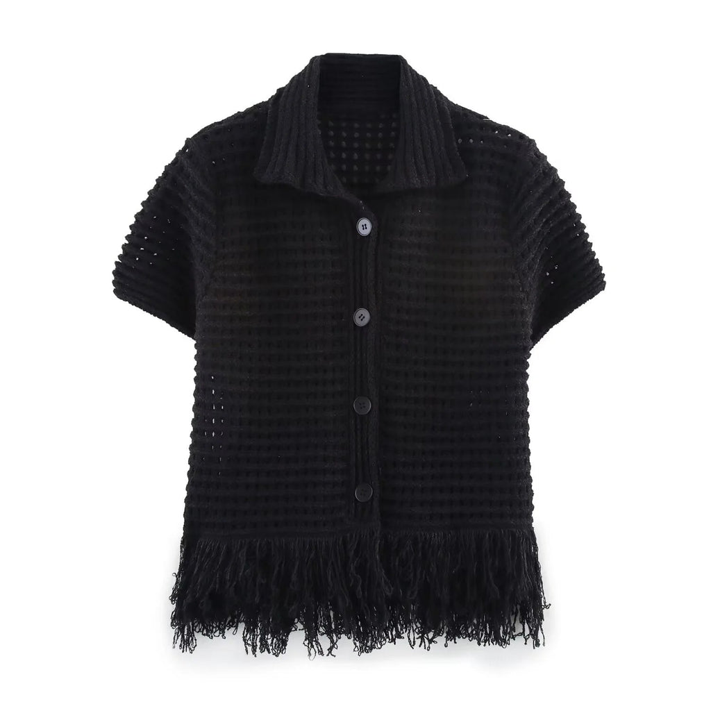 Beatrice Knitted Tassel Skirt Set - Women's Coordinated Two-Piece Outfit - Image 13