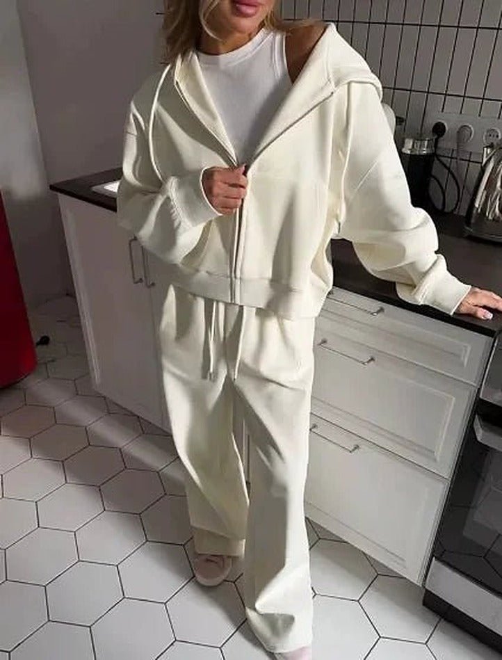 Cecilia Oversized Hoodie Track 2 Piece Set - Women's Coordinated Two-Piece Outfit - Image 10