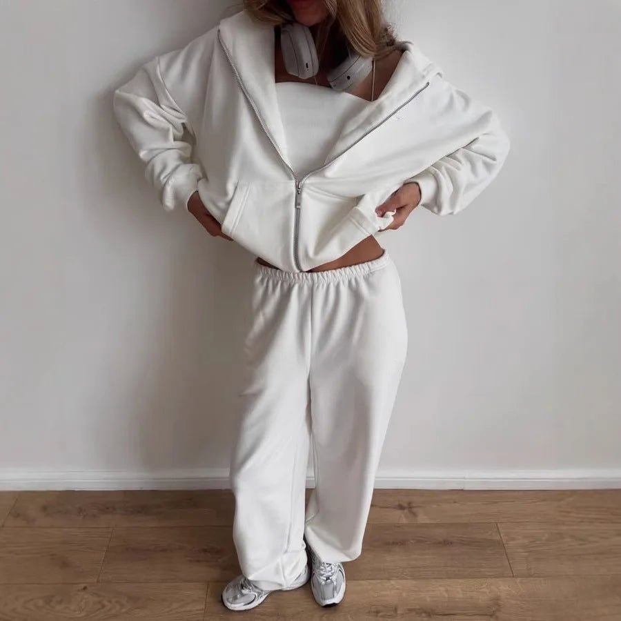 Cecilia Oversized Hoodie Track 2 Piece Set - Women's Coordinated Two-Piece Outfit - Image 9
