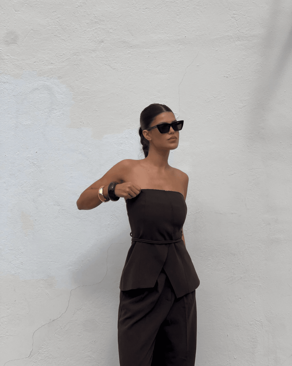 Donna Strapless 2 piece Set - Women's Coordinated Two-Piece Outfit - Image 3