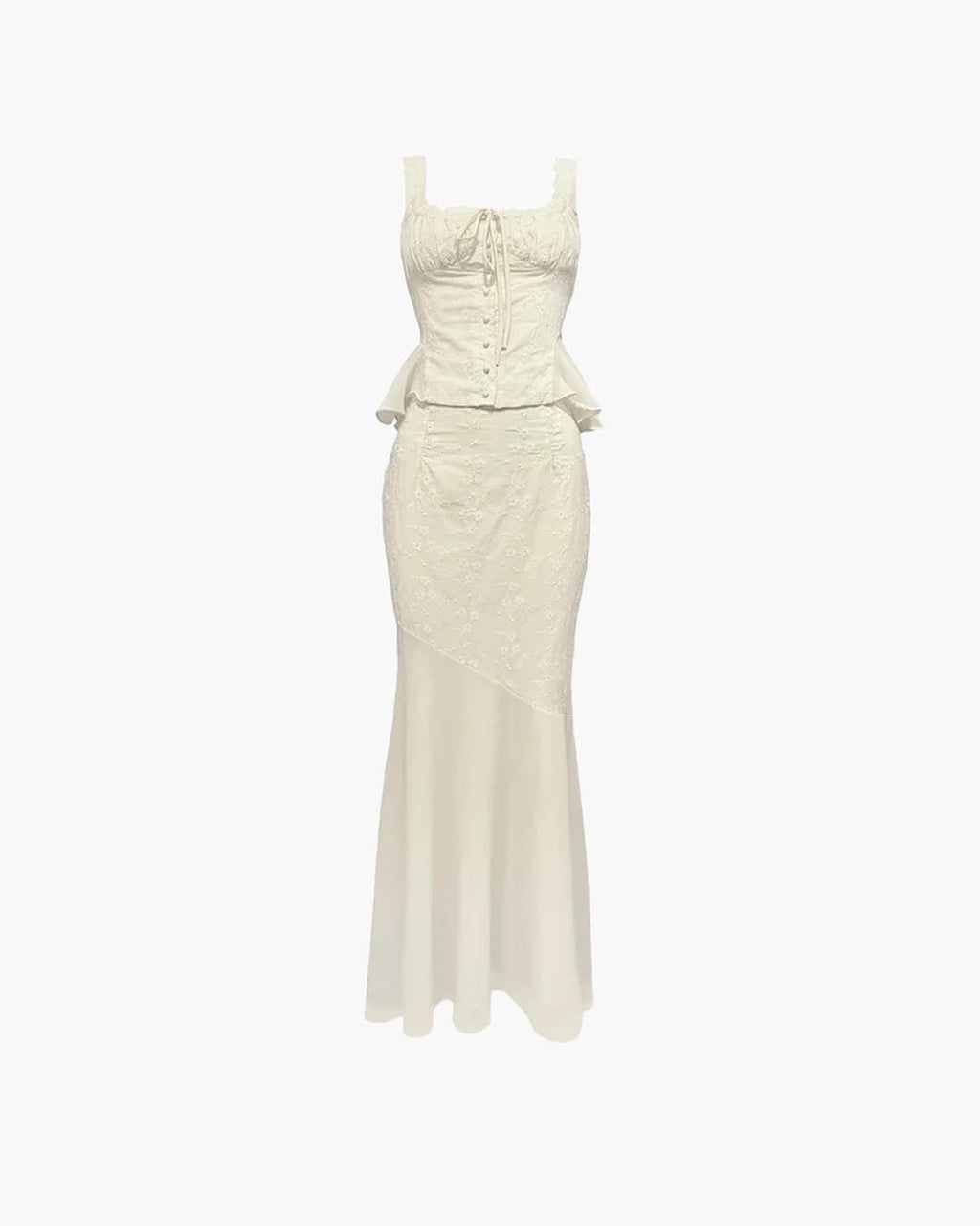 Esther Mermaid Skirt Set - Women's Coordinated Two-Piece Outfit