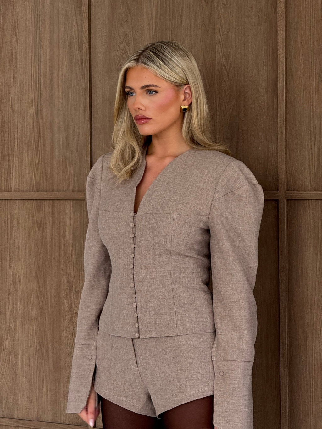 Goldie Tailored Short Set - Women's Coordinated Two-Piece Outfit