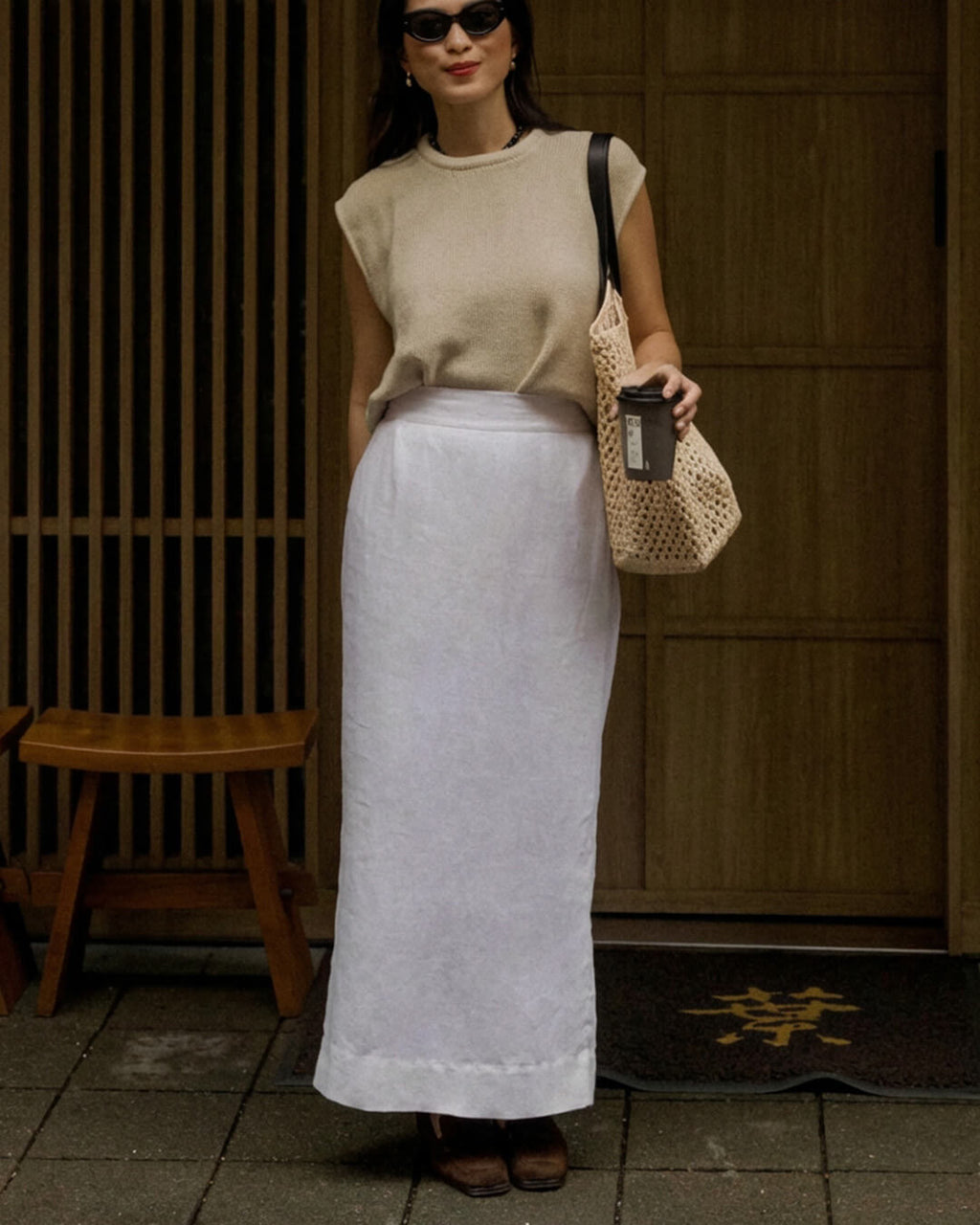 Irma Sleeveless Linen Set - Women's Coordinated Two-Piece Outfit - Image 8