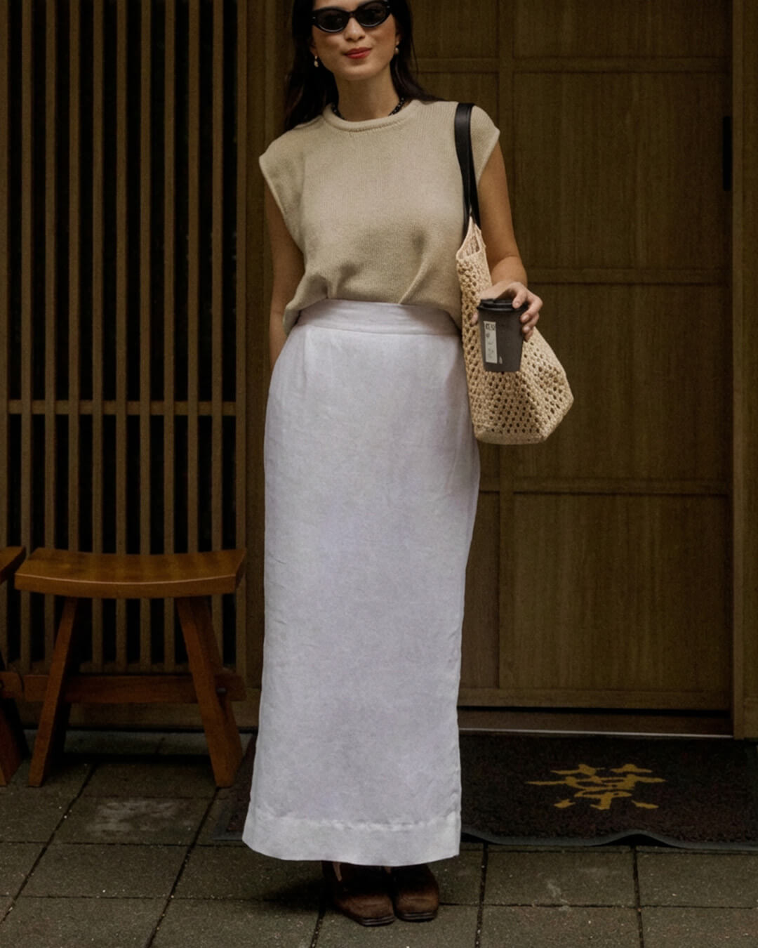 Irma Sleeveless Linen Set - Women's Coordinated Two-Piece Outfit - Image 8