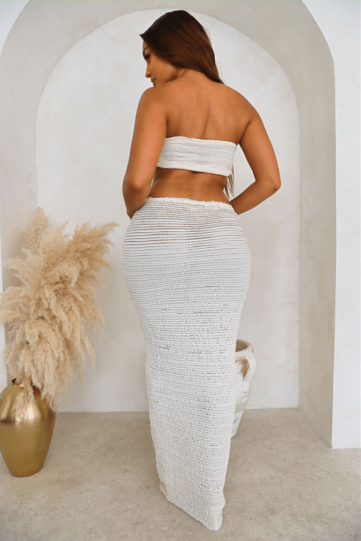Isabella Two-Piece Summer Wrap Top and Skirt Set - Women's Coordinated Two-Piece Outfit - Image 2