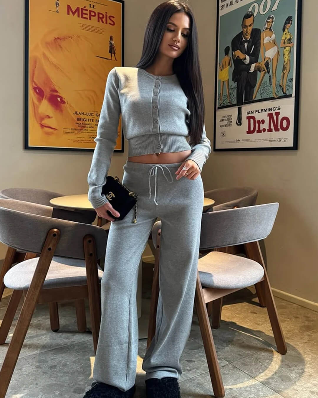 Jamilla Knit Two Piece Set - Women's Coordinated Two-Piece Outfit - Image 6