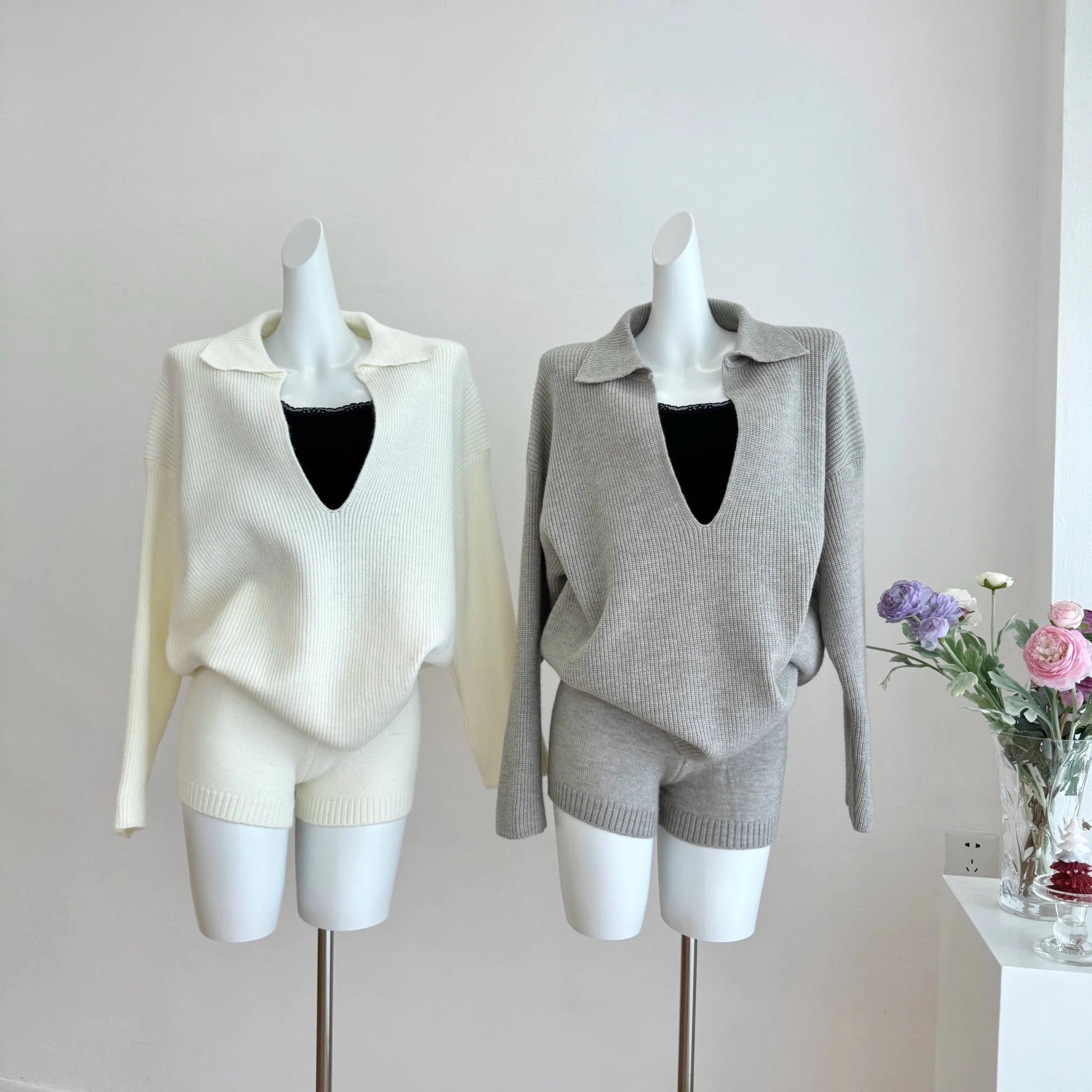 Jeannette Sweater Suit - Women's Coordinated Two-Piece Outfit - Image 12
