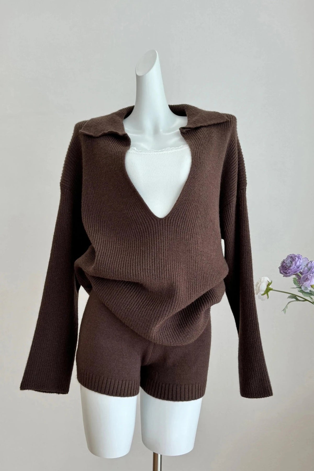 Jeannette Sweater Suit - Women's Coordinated Two-Piece Outfit - Image 15