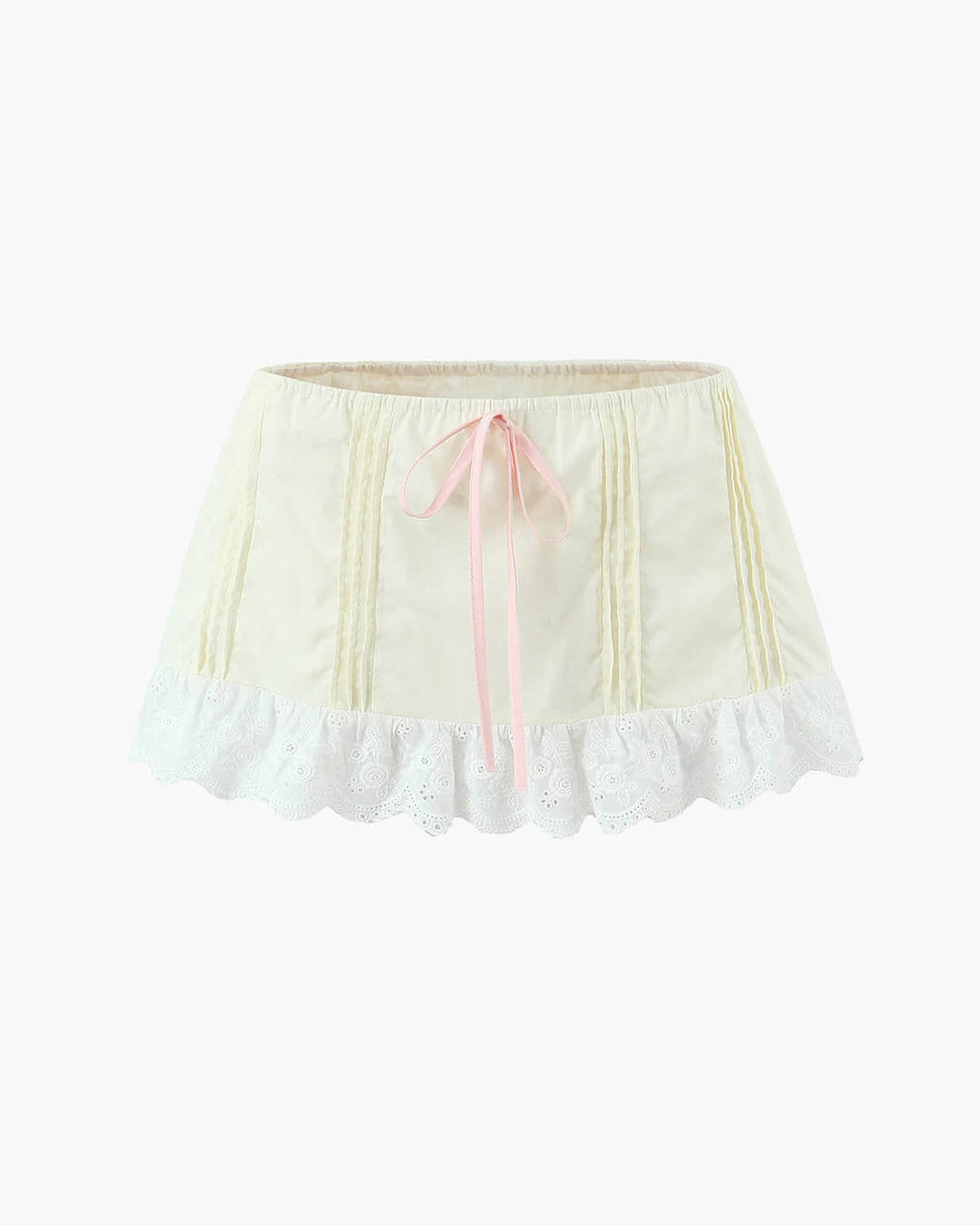 Klarissa Lace Trim Mini Skirt Set - Women's Coordinated Two-Piece Outfit - Image 10