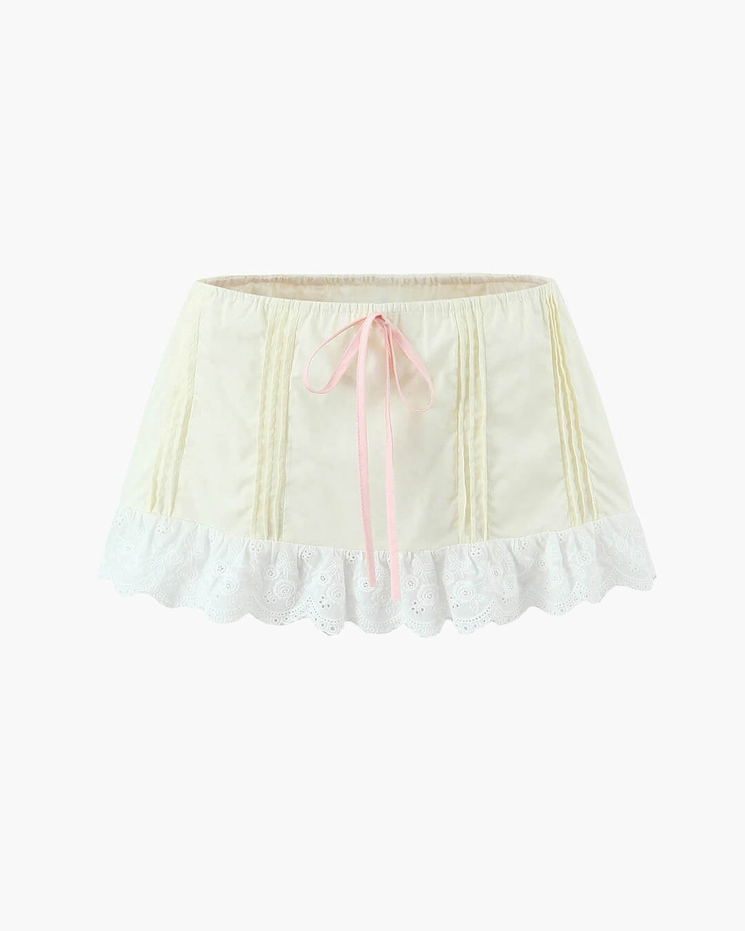 Klarissa Lace Trim Mini Skirt Set - Women's Coordinated Two-Piece Outfit - Image 10