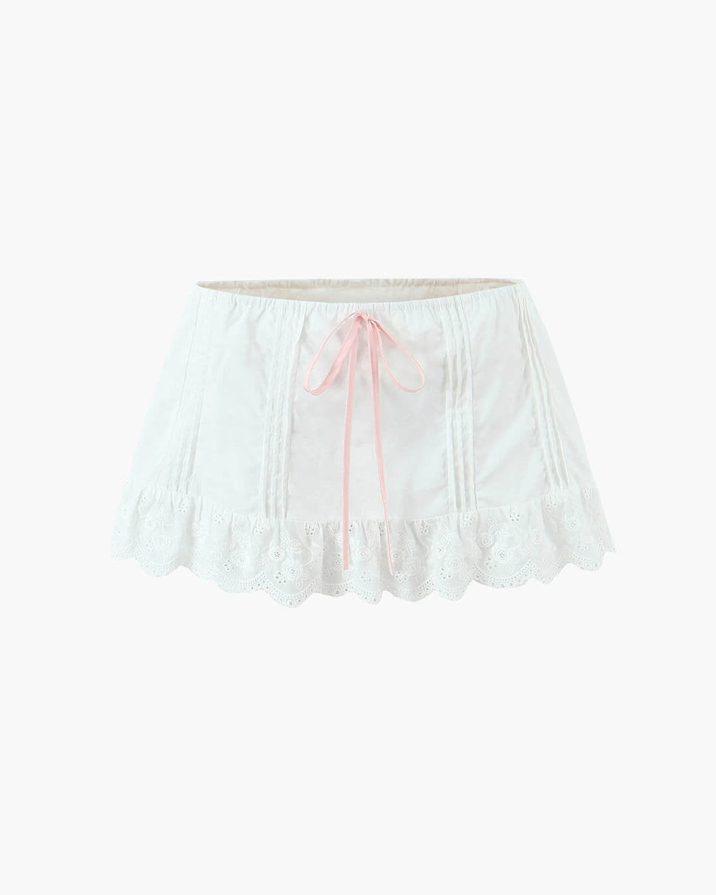 Klarissa Lace Trim Mini Skirt Set - Women's Coordinated Two-Piece Outfit - Image 14