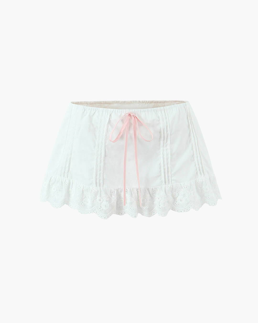 Klarissa Lace Trim Mini Skirt Set - Women's Coordinated Two-Piece Outfit - Image 14
