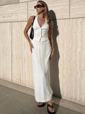 Lianna Halter Maxi Skirt Set - Women's Coordinated Two-Piece Outfit - Image 3