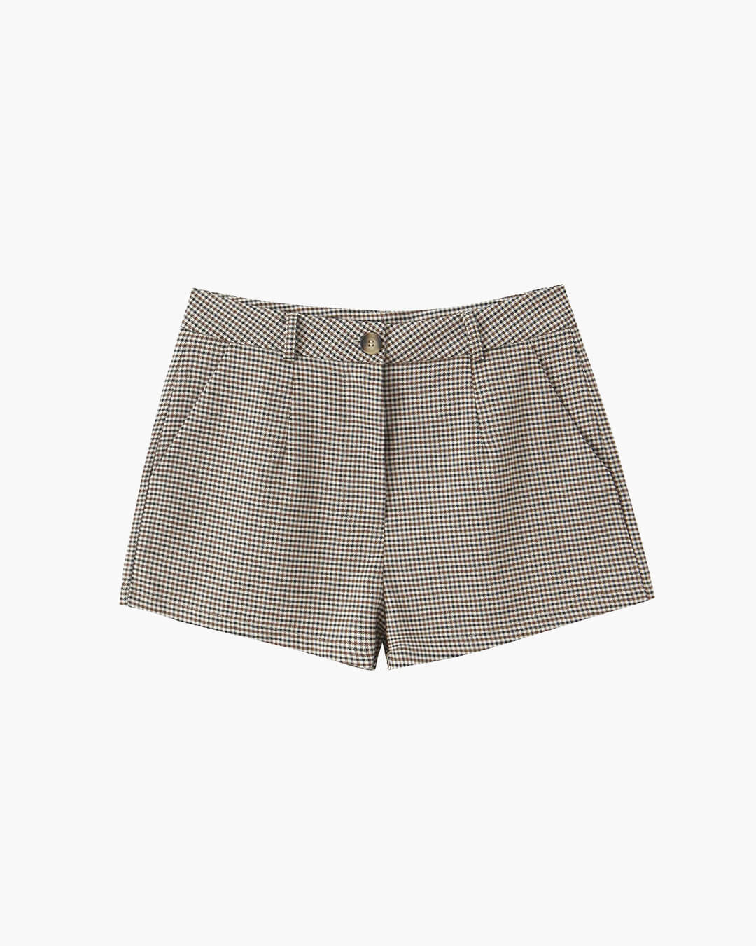 Lucy Women's Houndstooth Belted Shorts Suit Set - Office Wear Matching Set - Image 13