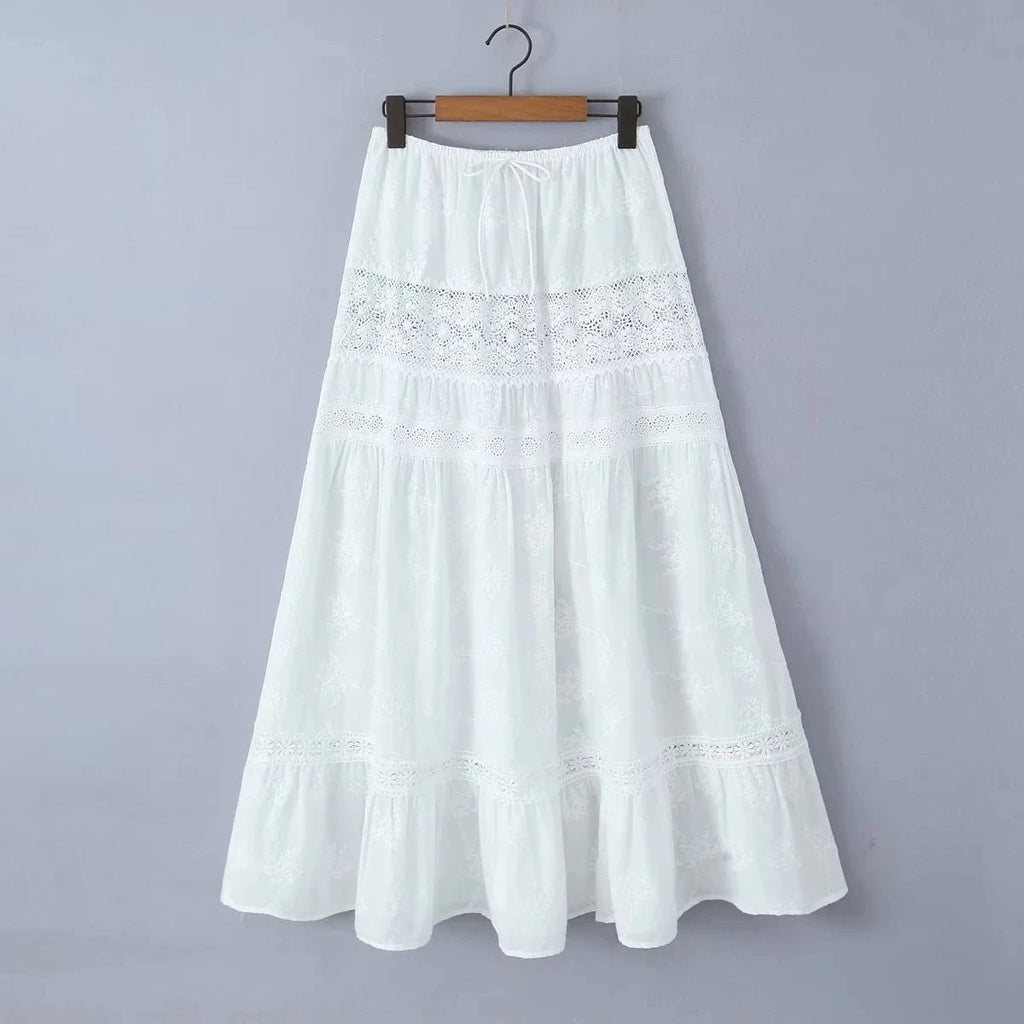 Margot Bohemian Crop Top Maxi Skirt Set - Women's Coordinated Two-Piece Outfit - Image 14