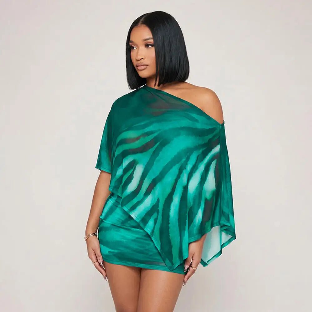 Mariana Zebra Print Two-Piece Set - Women's Coordinated Two-Piece Outfit - Image 6